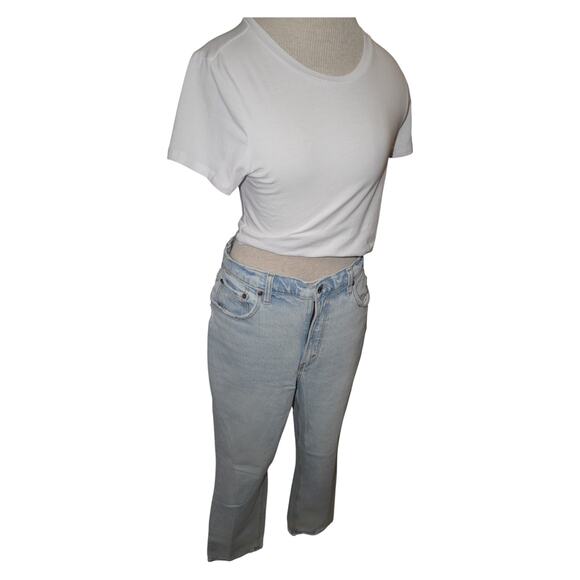 Abercrombie & Fitch Curve Love 90s Straight Ultra High Rise Jeans Size 10/30 - Picture 1 of 10